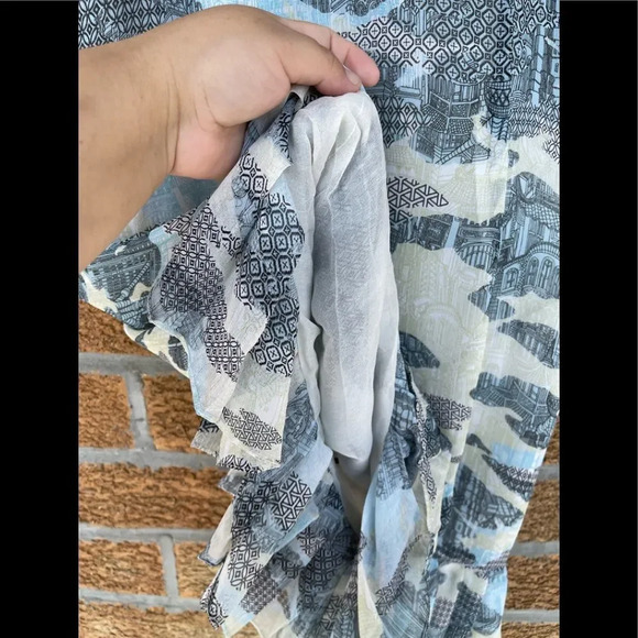 Shanghai Tang  silk sheer dress 10 - Picture 9 of 15